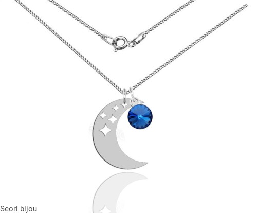 Naszyjnik Księżyc z Kryształem Swarovski®