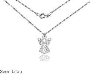 Rodowany naszyjnik Ażurowy Aniołek