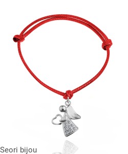 Bransoletka Aniołek z kryształkami Swarovski®
