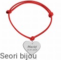 Bransoletka serce z grawerem