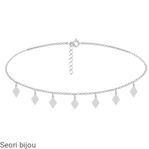 Naszyjnik choker romby