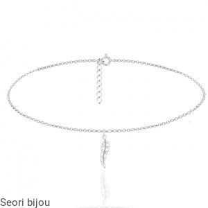 Naszyjnik choker piorko