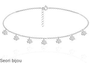 Rodowany choker 7 koniczynek