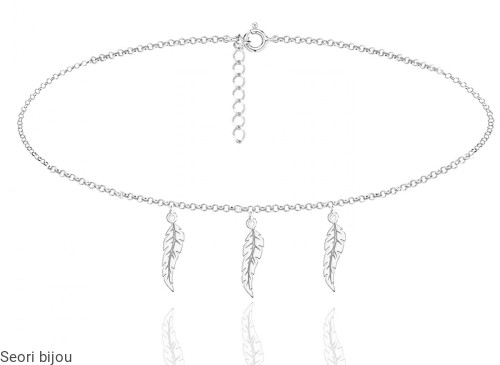 choker 3 piórka