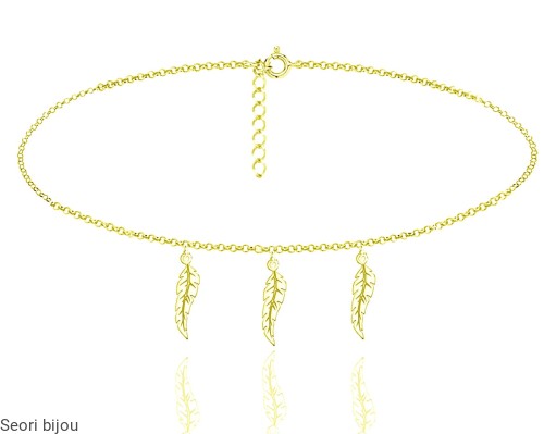 choker 3 piórka