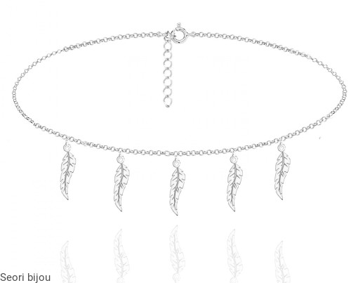 choker 5 piórka