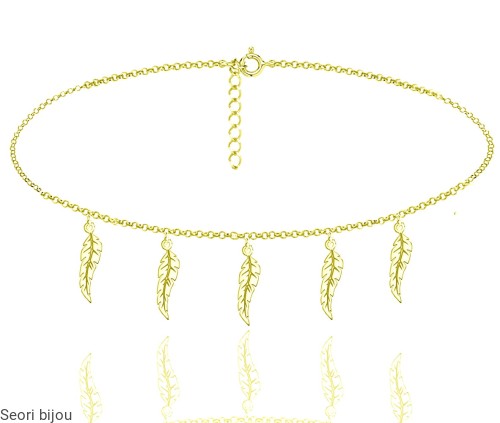 choker 5 piórek