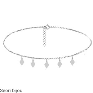 Rodowany choker 5 rombów
