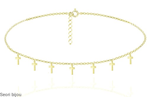 Choker 7 krzyżyków