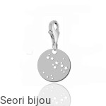 Rodowany charms ze znakiem zodiaku do wyboru