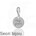 Charms kółeczko z grawerem