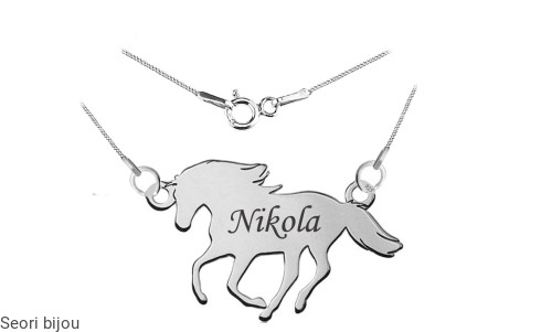 Naszyjnik konik w galopie