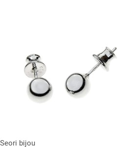 Srebrne kolczyki kulki 3mm 