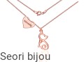 Naszyjnik kotek z serduszkiem i grawerem rose gold