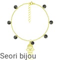 Bransoletka mystery z hamsą i Swarovski Elements