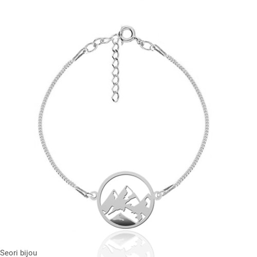 Bransoletka  z motywem gór