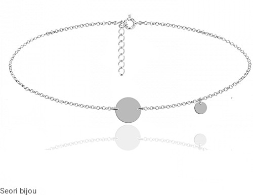 Choker dwa kółeczka