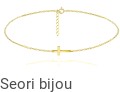 Choker krzyż pozłacany