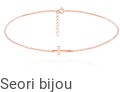 Choker krzyż pozłacany