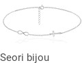 Choker krzyżyk z infinity