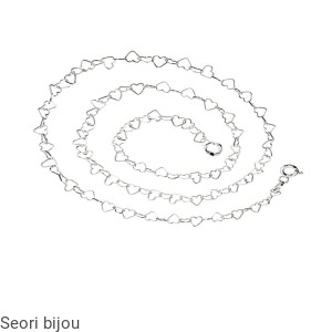 Srebrna bransoletka serca do charms 