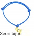 Bransoletka stópki na sznurku z grawerem