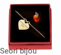 Bransoletka serce infinity