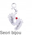 Charms stópki z grawerem