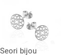 Kolczyki azurowe kołka